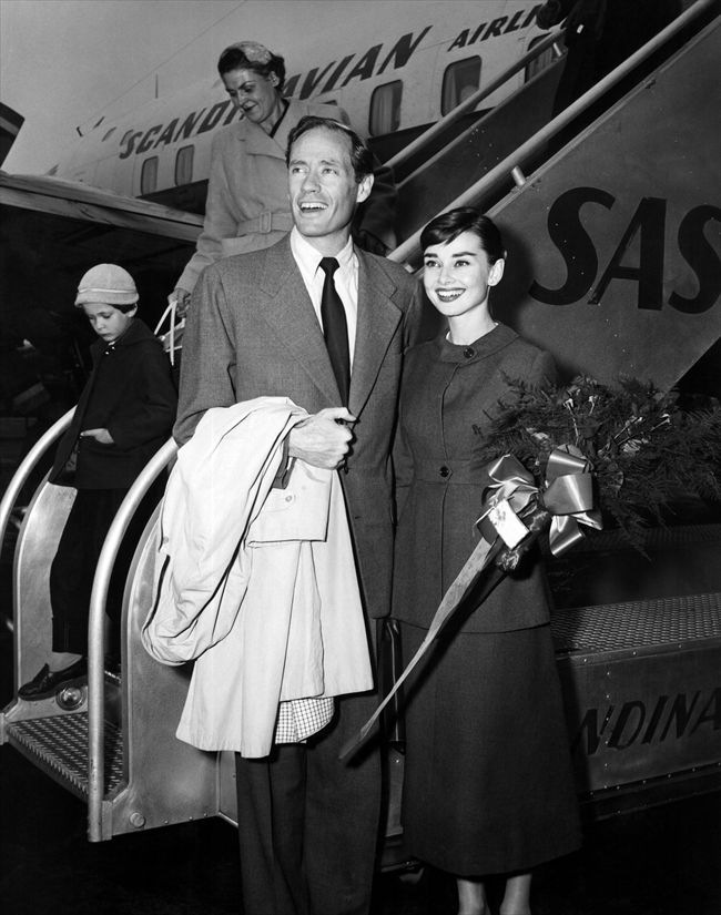 Audrey Hepburn2290_Mel Ferrer and Audrey Hepburn